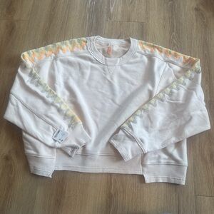 Colorful Sleeve Sweatshirt